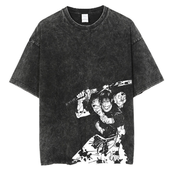 Tharajukuprintshirtmen-Anime-Strshirttgraphicvintage