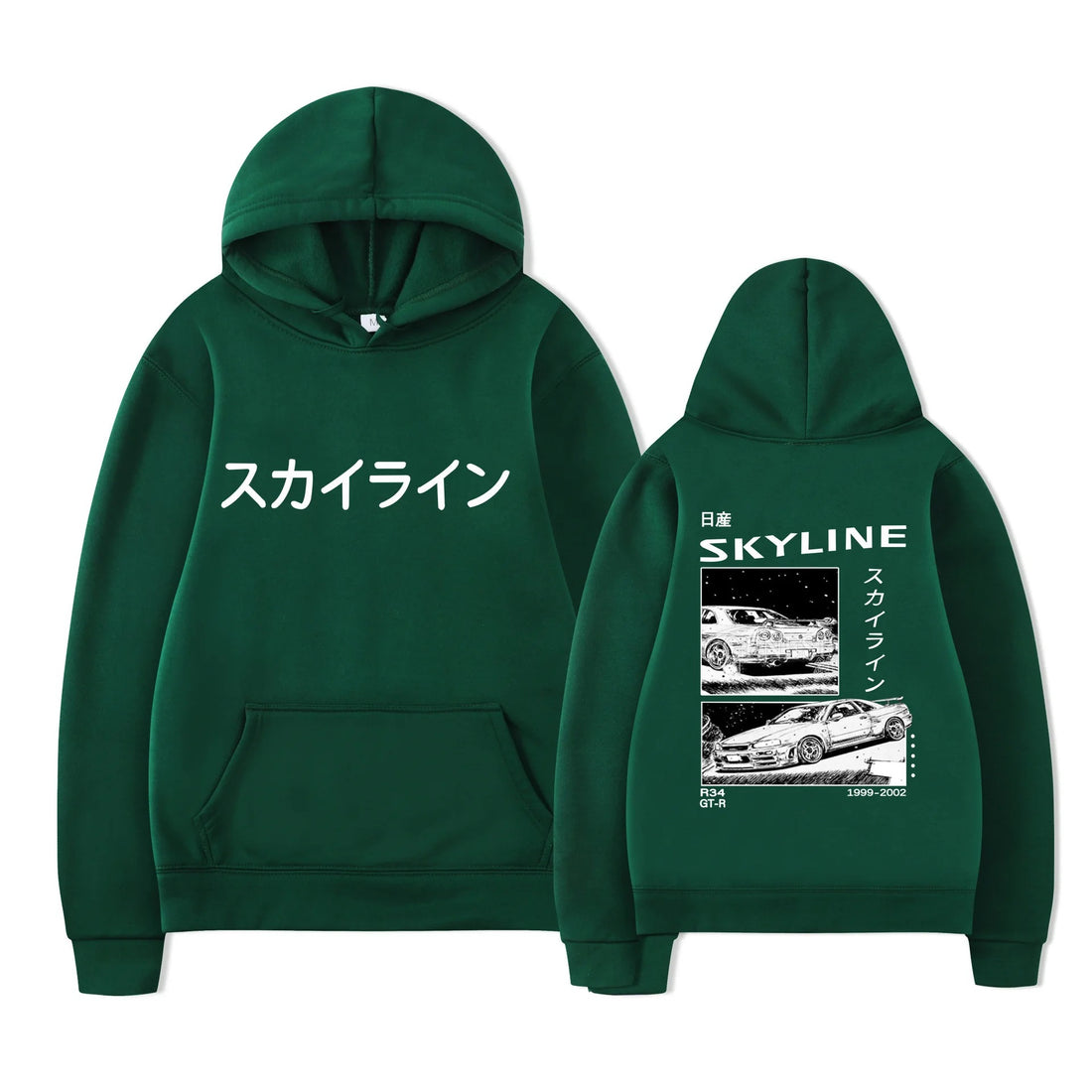 Anime Drift Ae86 Initial D Double Sided Street Fashion Casua