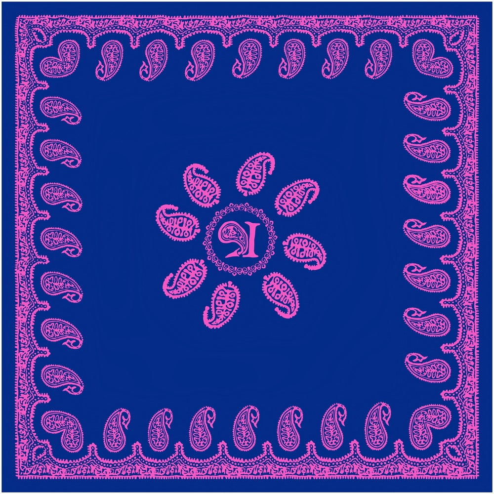 90cm New Headscarf Retro Large Cashew Flower Women's Decorative Chest Wrap Large Square Scarf Shawl Sun Protection Scarf