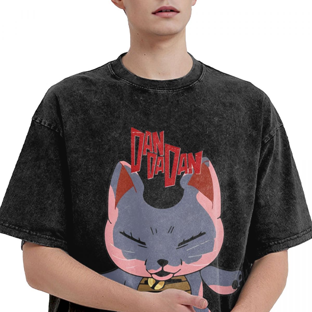 Dandadan Turbo Granny Anime Washed t Shirt Streetwear Hip Ho