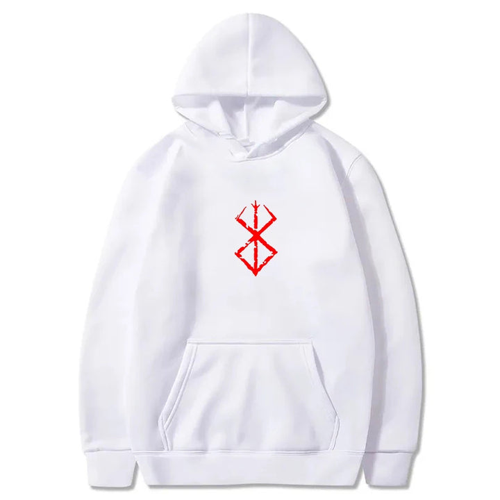 Hot Anime Hoodie Berserk Print Graphic Sweatshirt Pullover H