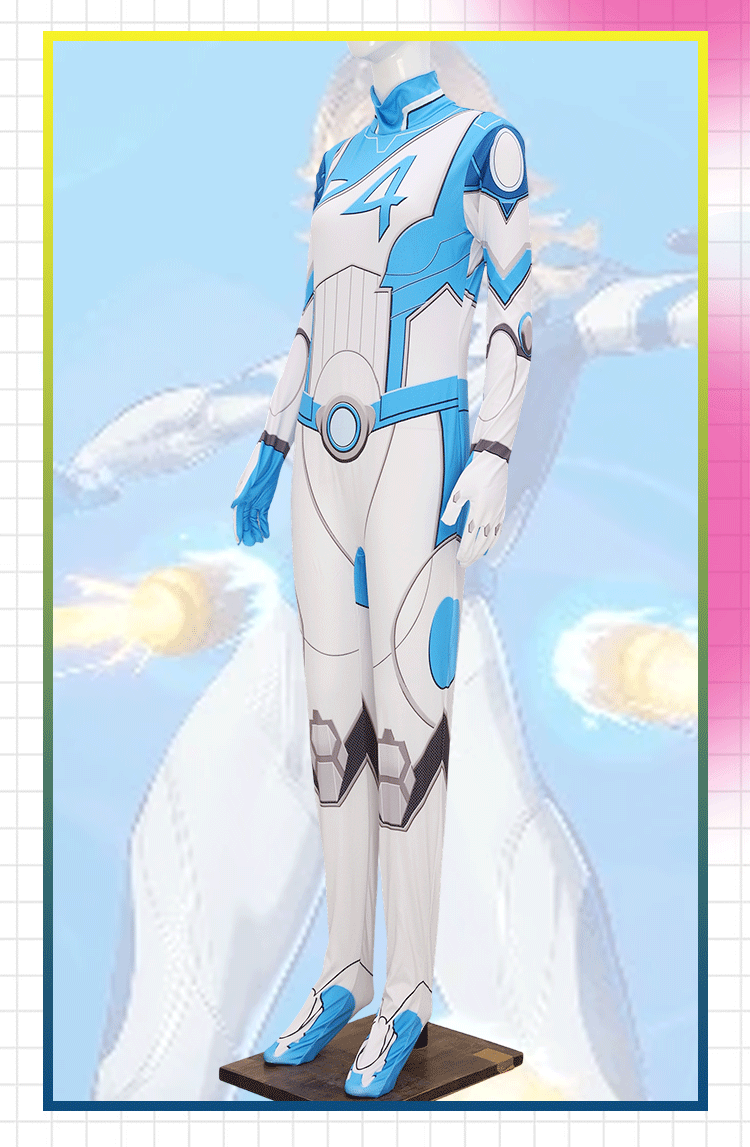 Butterfly Jumpsuit Invisible Female Cosplay Costume Halloween Cosplay Anime Role-Playing Stage Costume