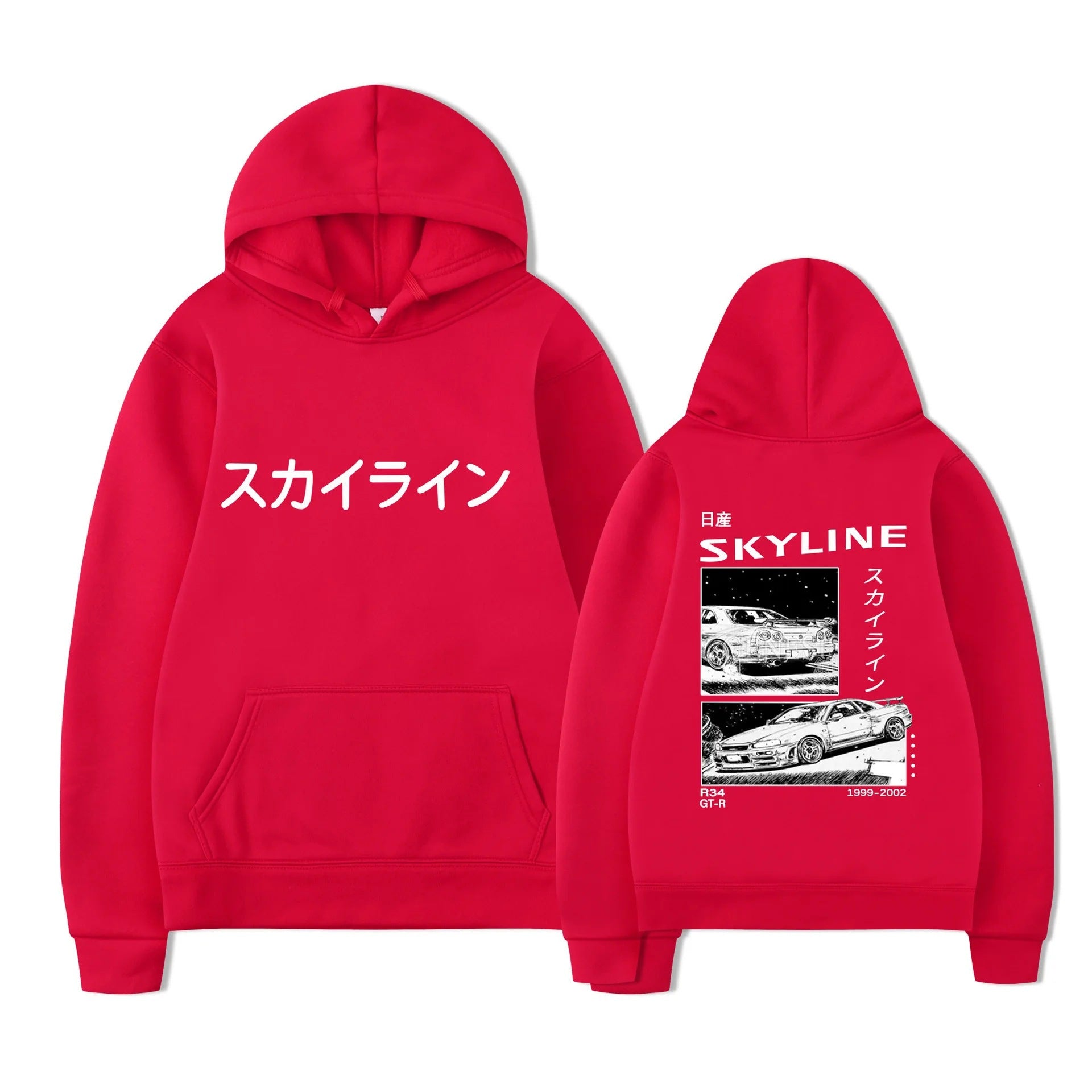 Anime Drift Ae86 Initial D Double Sided Street Fashion Casua