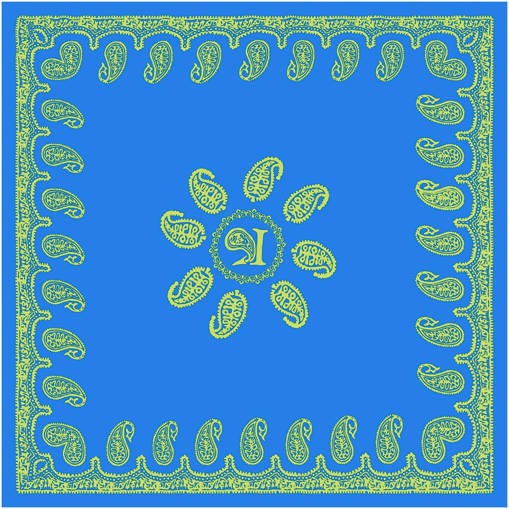 90cm New Headscarf Retro Large Cashew Flower Women's Decorative Chest Wrap Large Square Scarf Shawl Sun Protection Scarf