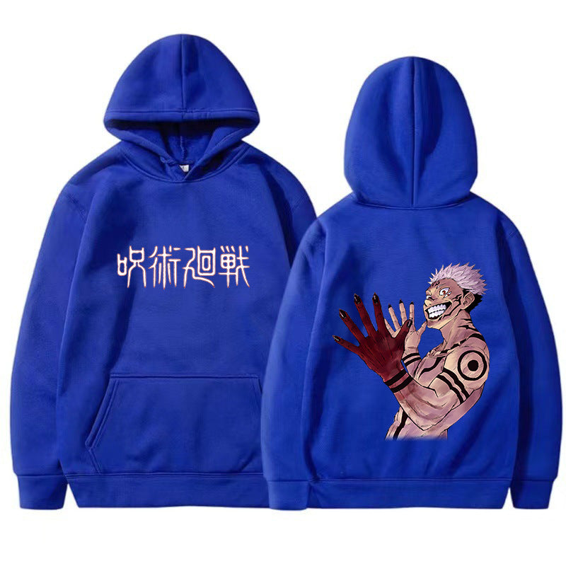 Ryoumen Sukuna Printed Anime Hoodie Jujutsu Kaisen Men's and