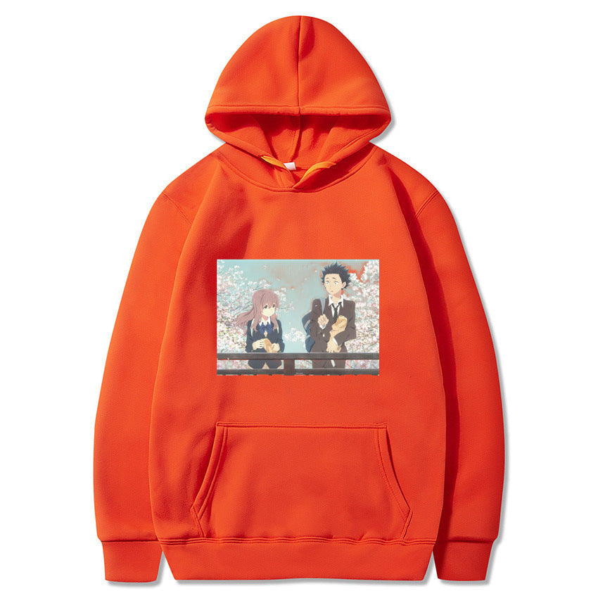 Silent Voice | Zhuangya | Xiangzi | Anime Movie Pullover Hoodie Me