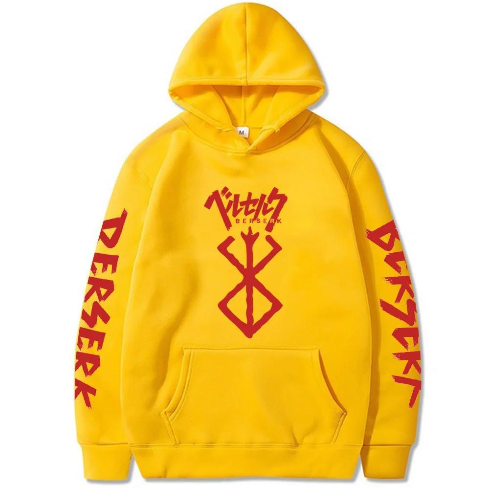 Anime Manga Berserk Cool Guts Eyes Hoodies Sweatshirts Harajuku