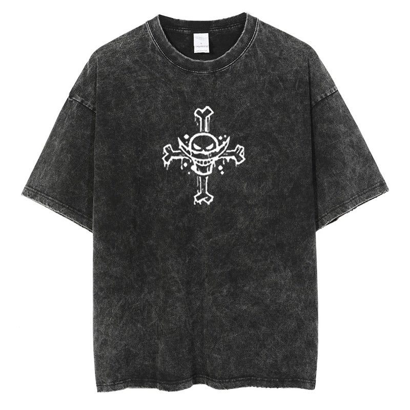 Hip Hop Oversized Streetwear Vintage T-Shirts Anime Graphic