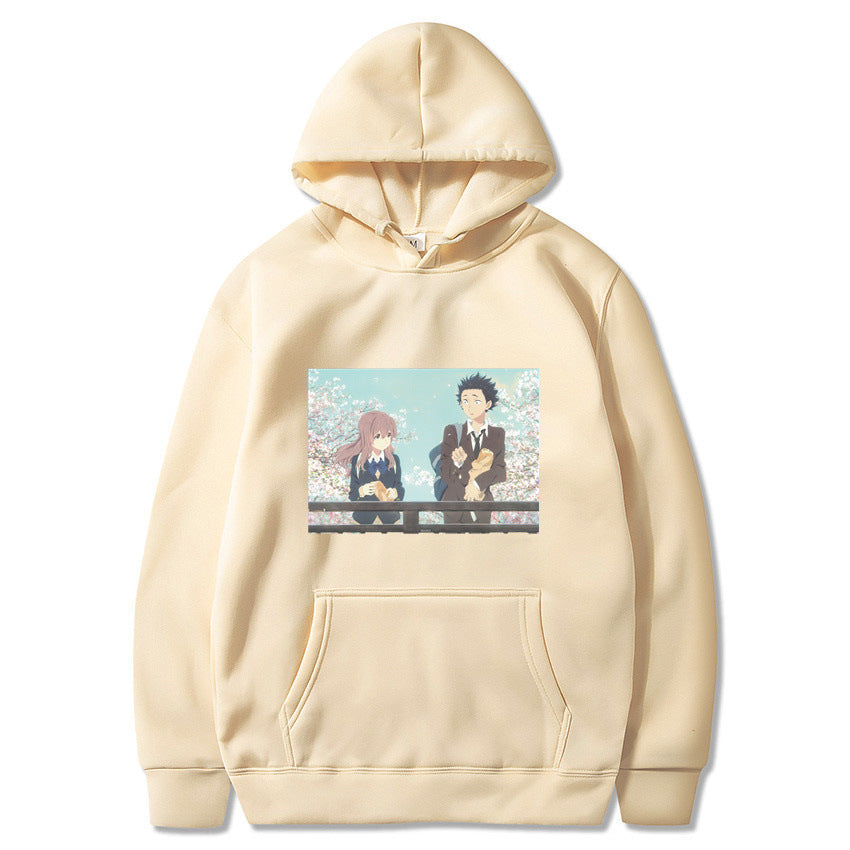 Silent Voice | Zhuangya | Xiangzi | Anime Movie Pullover Hoodie Me