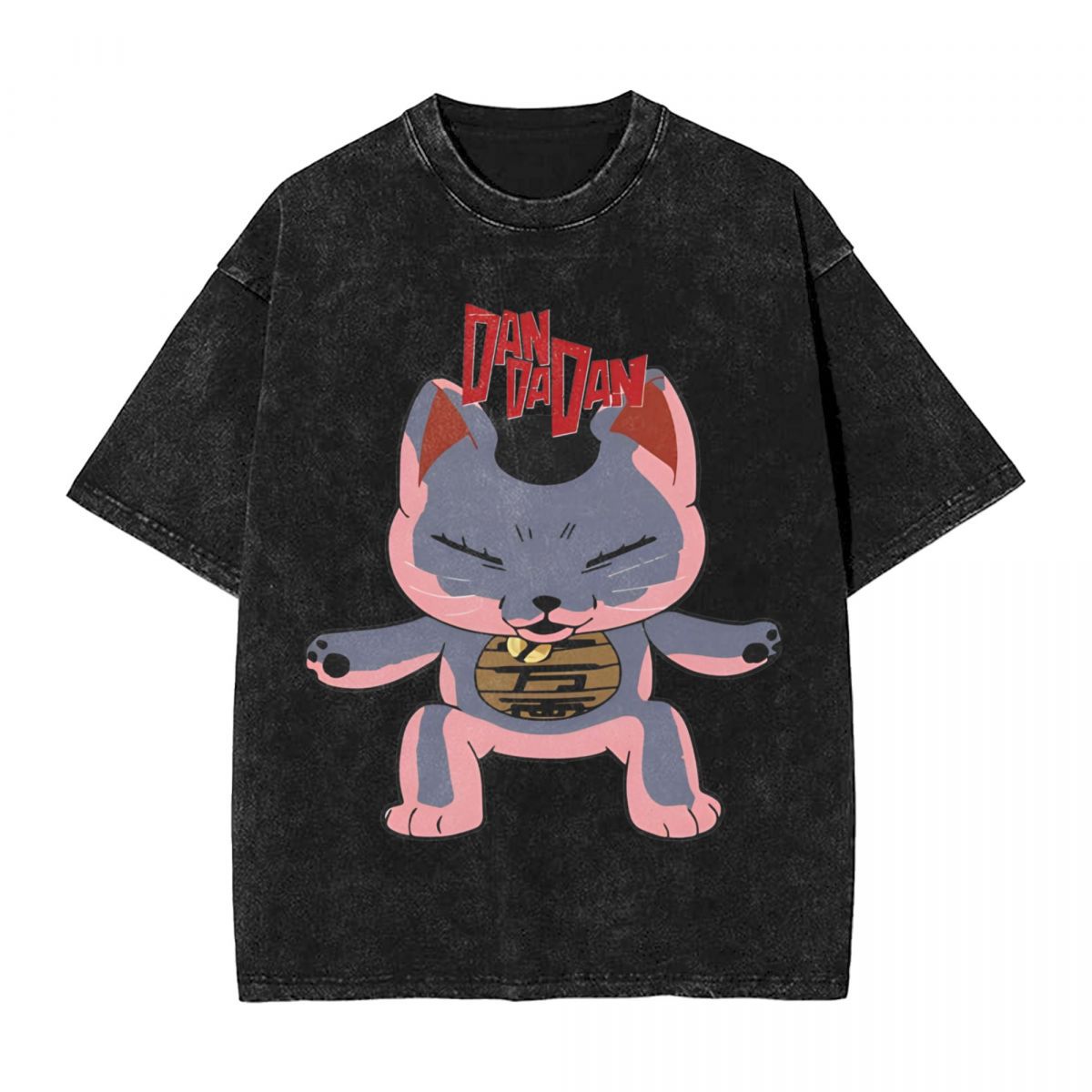 Dandadan Turbo Granny Anime Washed t Shirt Streetwear Hip Ho
