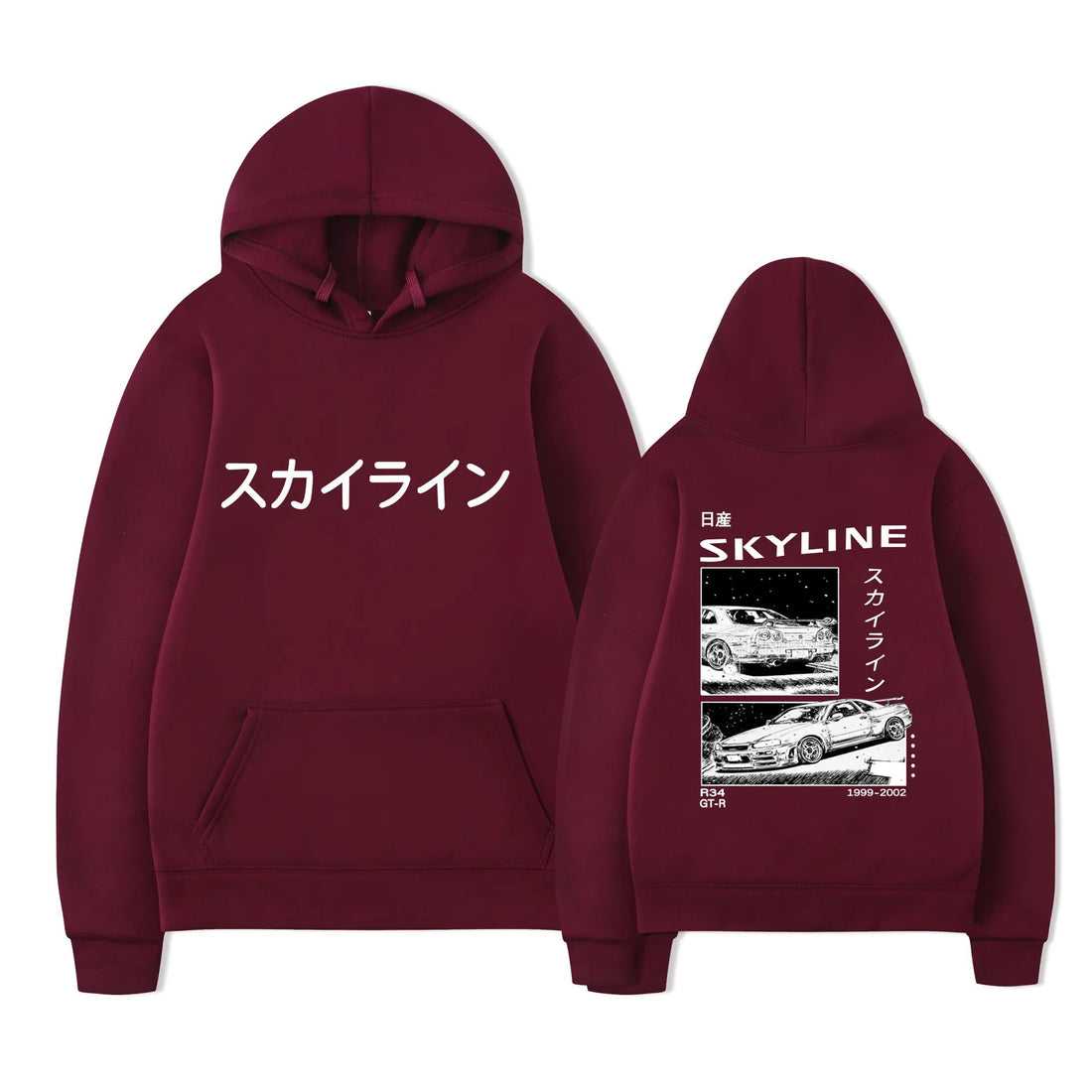 Anime Drift Ae86 Initial D Double Sided Street Fashion Casua