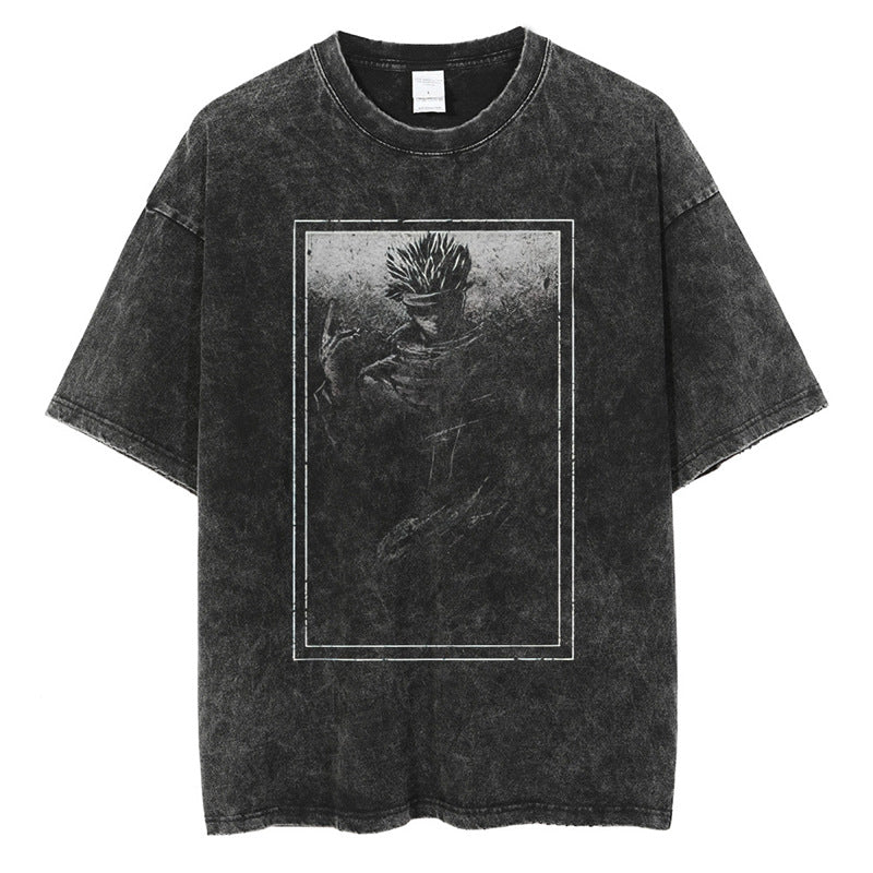 Tharajukuprintshirtmen-Anime-Strshirttgraphicvintage