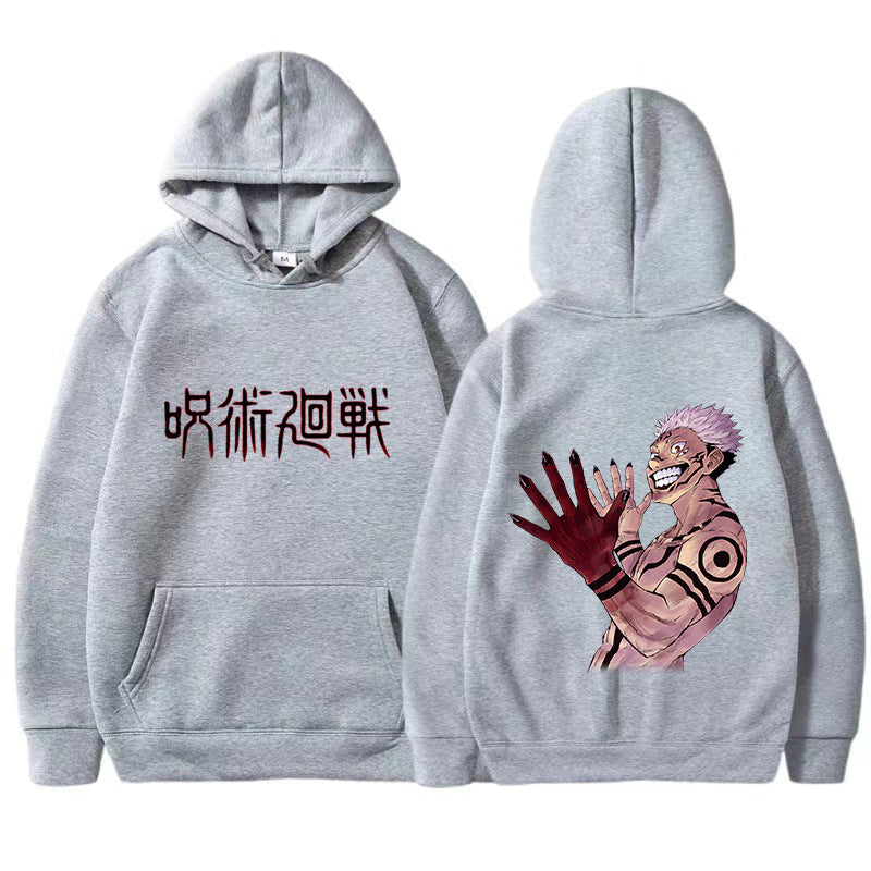 Ryoumen Sukuna Printed Anime Hoodie Jujutsu Kaisen Men's and