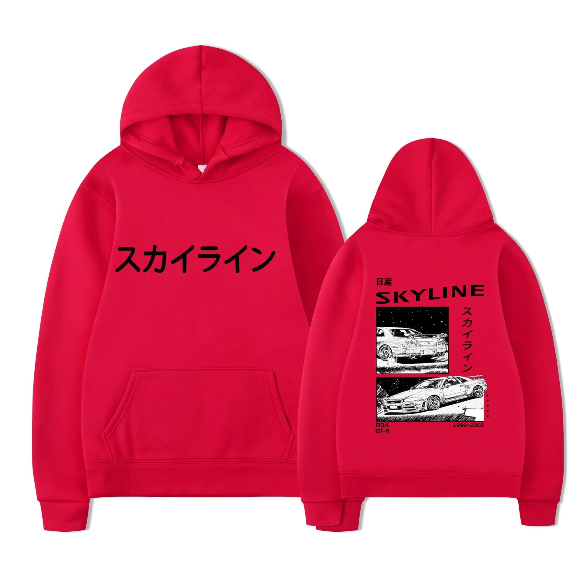 Anime Drift Ae86 Initial D Double Sided Street Fashion Casua