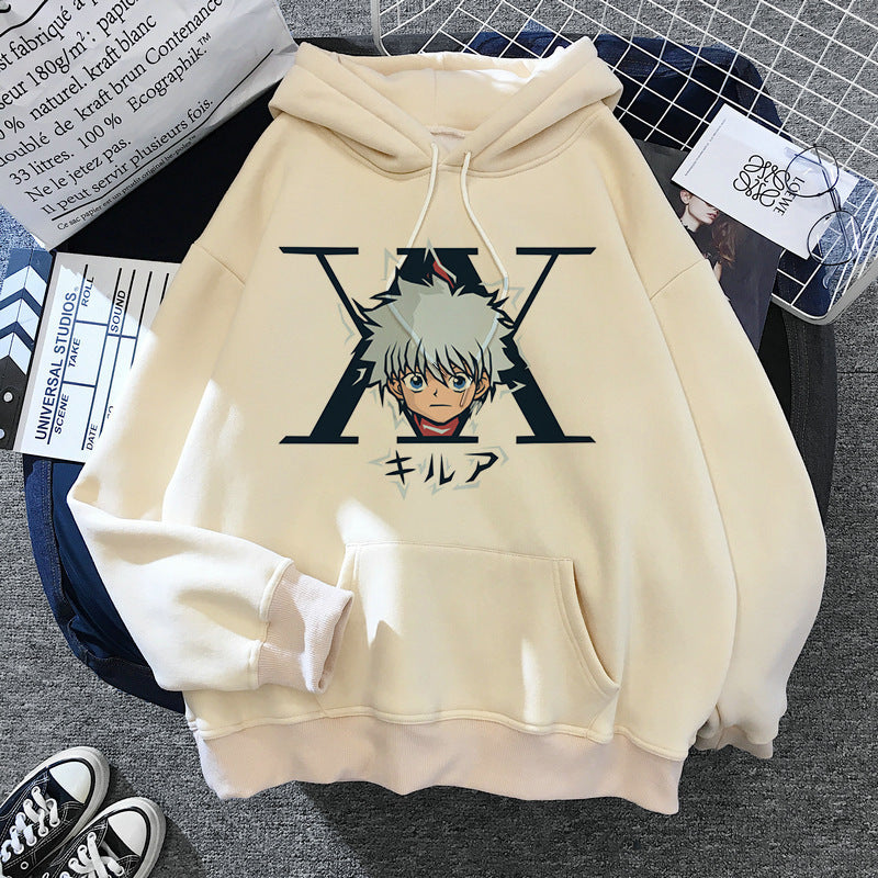 Hunter Series Anime Printed Peripheral Men's and Women's Pullover Sweatshirts Casual Hoodies Anime Hoodie