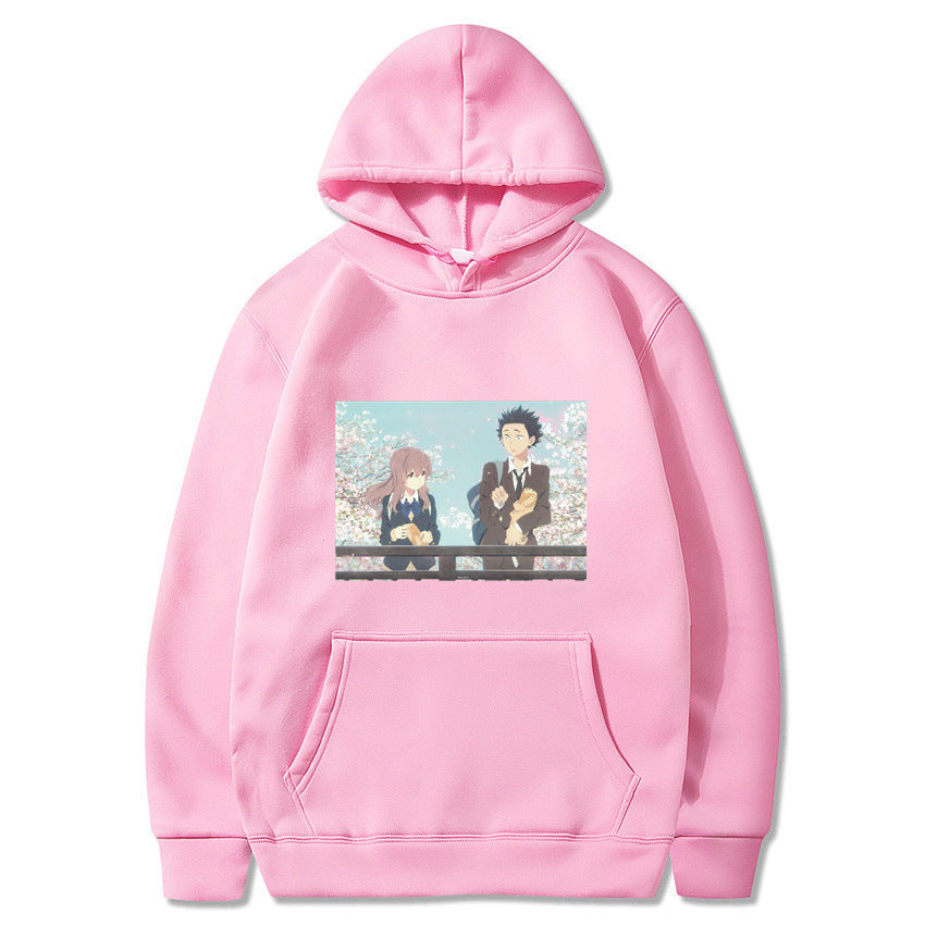 Silent Voice | Zhuangya | Xiangzi | Anime Movie Pullover Hoodie Me