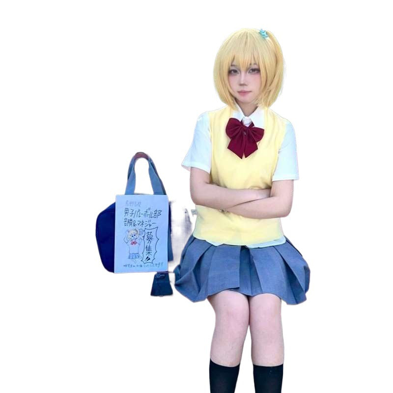 Volleyball Junior Valley Renhua cos New Anime Jk Uniform cosplay Japanese Anime Sweater Skirt Full Set