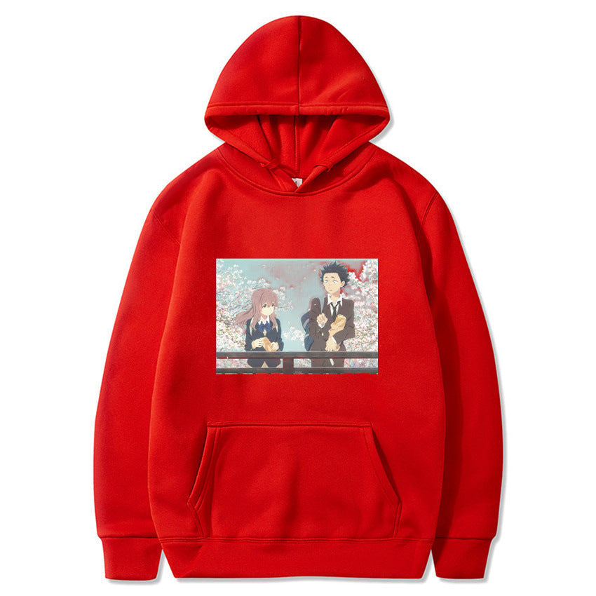 Silent Voice | Zhuangya | Xiangzi | Anime Movie Pullover Hoodie Me