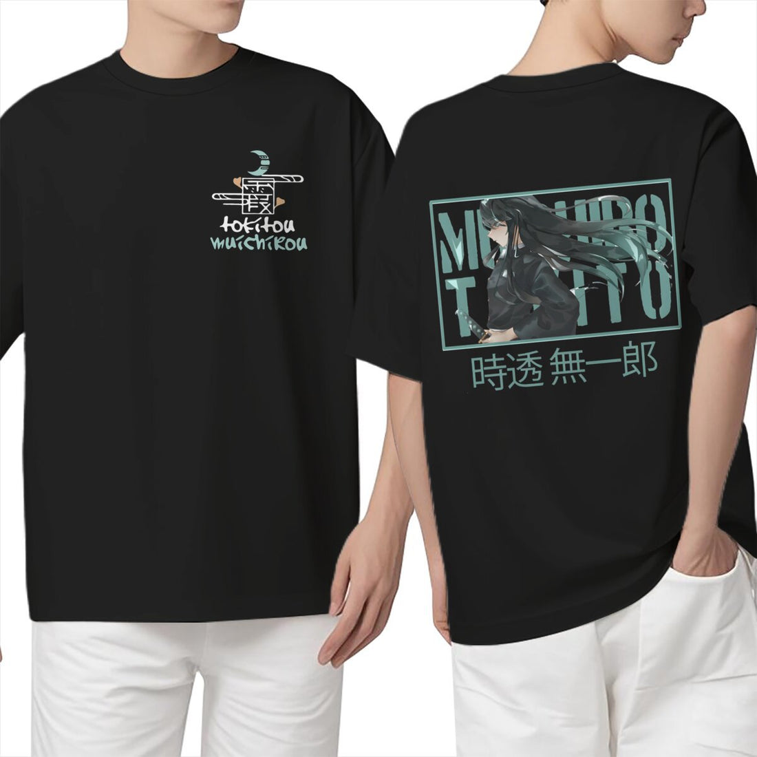 Anime Merchandise Two-Dimensional Unisex Versatile Casual Short-Sleeve Cross-Border Summer Trendy Loose Pullover Top