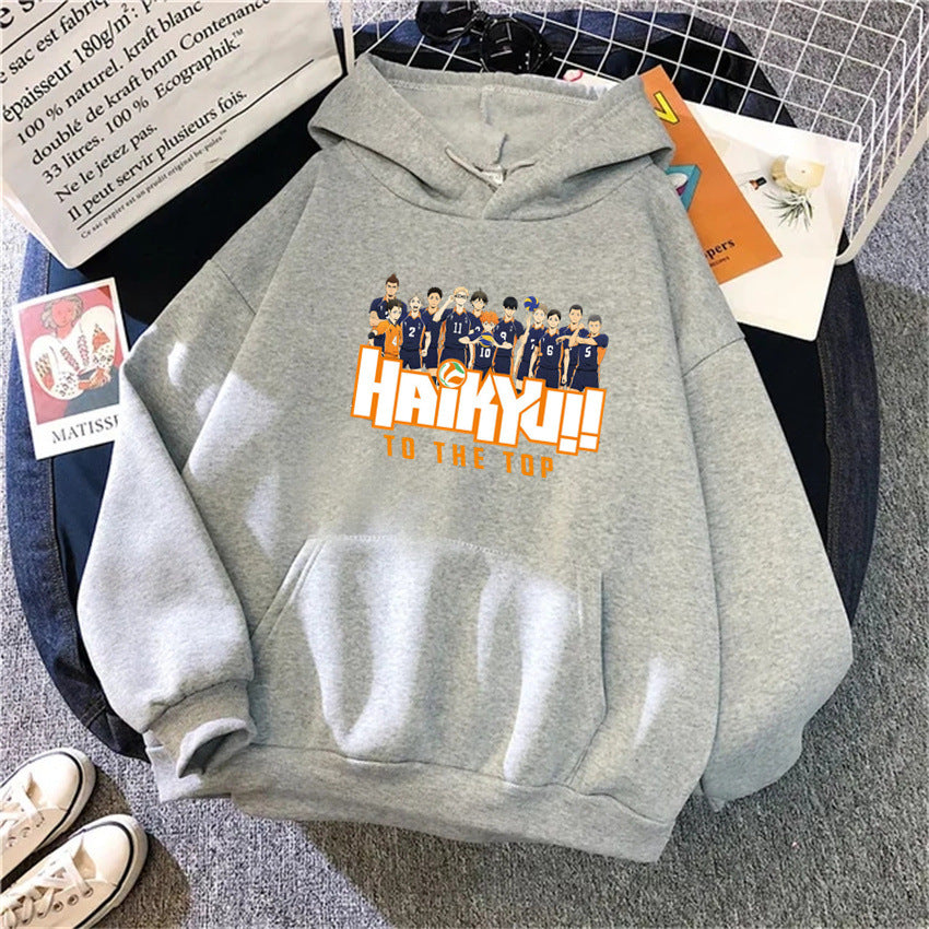 New Japan Anime Volleyball Haikyuu Manga Prints Hoodies Women