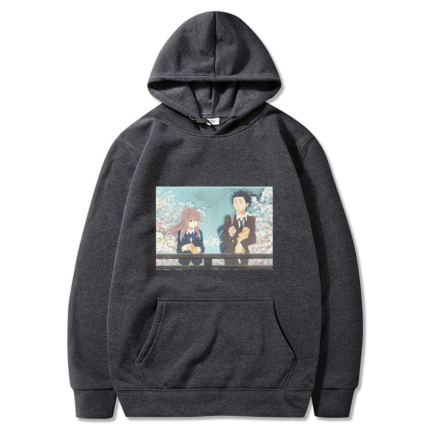Silent Voice | Zhuangya | Xiangzi | Anime Movie Pullover Hoodie Me