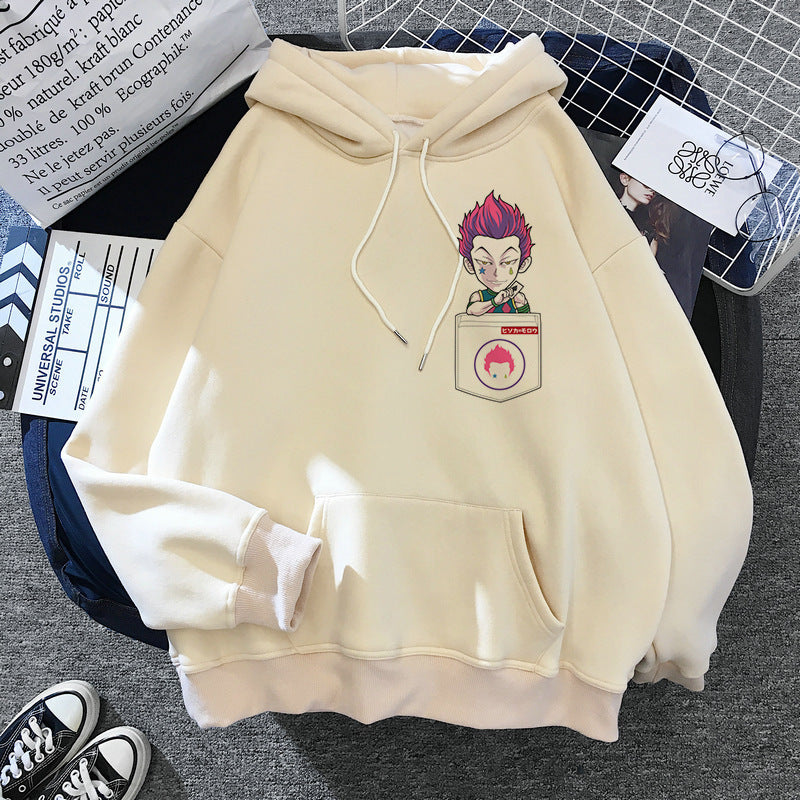 Hunter Series Anime Printed Peripheral Men's and Women's Pullover Sweatshirts Casual Hoodies Anime Hoodie