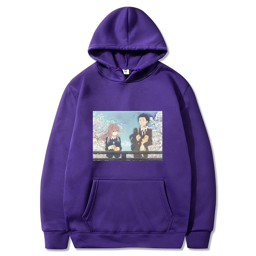 Silent Voice | Zhuangya | Xiangzi | Anime Movie Pullover Hoodie Me