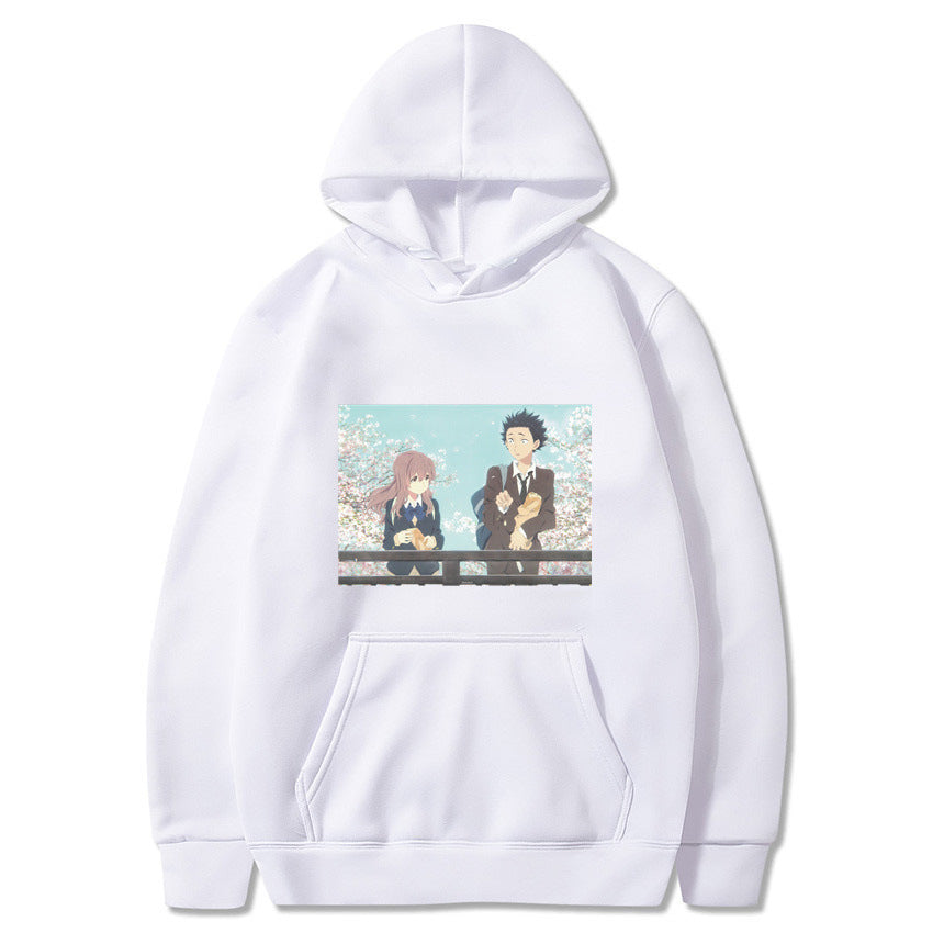 Silent Voice | Zhuangya | Xiangzi | Anime Movie Pullover Hoodie Me