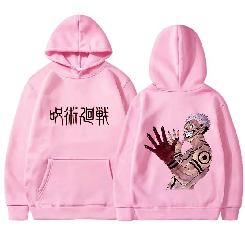 Ryoumen Sukuna Printed Anime Hoodie Jujutsu Kaisen Men's and