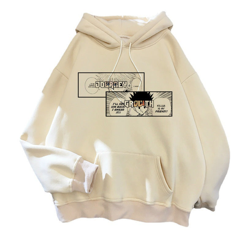 Hunter Series Anime Printed Peripheral Men's and Women's Pullover Sweatshirts Casual Hoodies Anime Hoodie
