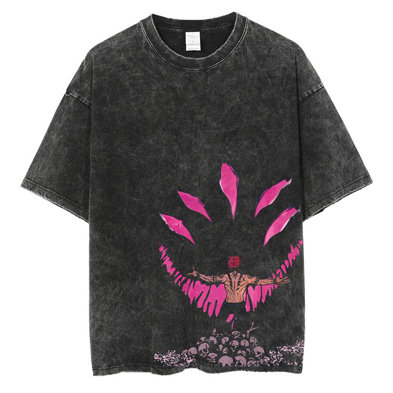 Tharajukuprintshirtmen-Anime-Strshirttgraphicvintage
