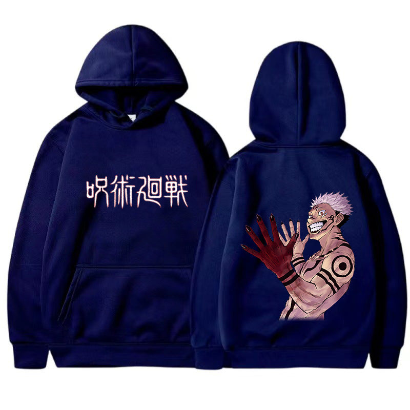 Ryoumen Sukuna Printed Anime Hoodie Jujutsu Kaisen Men's and