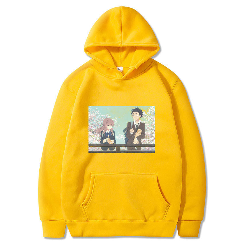 Silent Voice | Zhuangya | Xiangzi | Anime Movie Pullover Hoodie Me