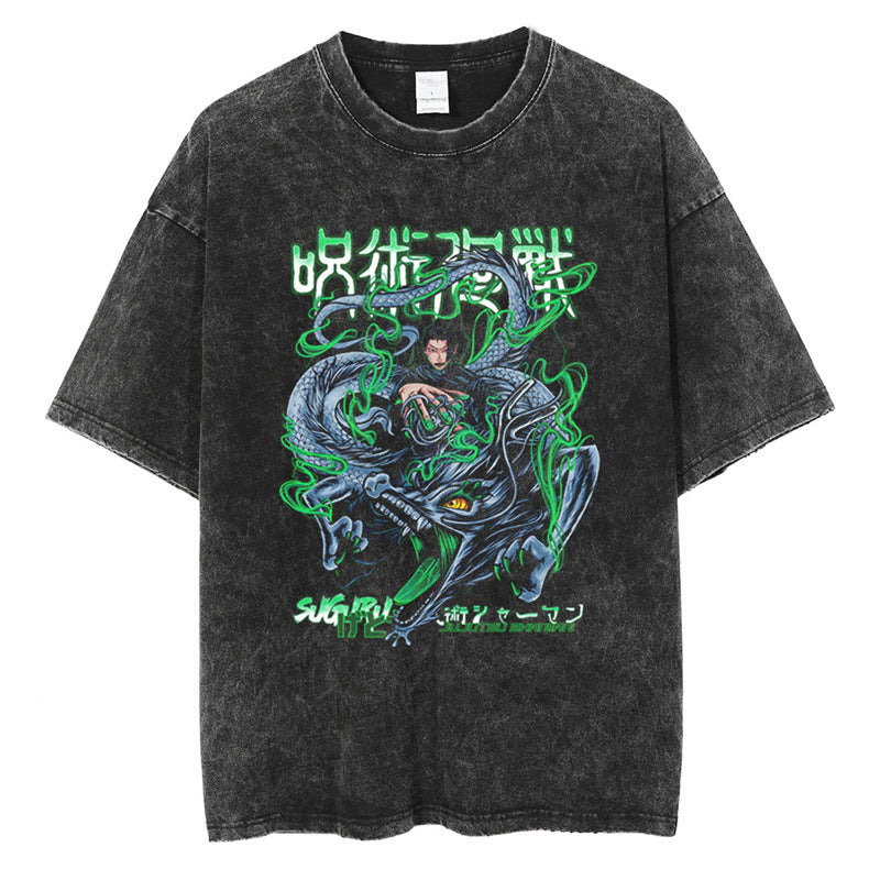 Tharajukuprintshirtmen-Anime-Strshirttgraphicvintage
