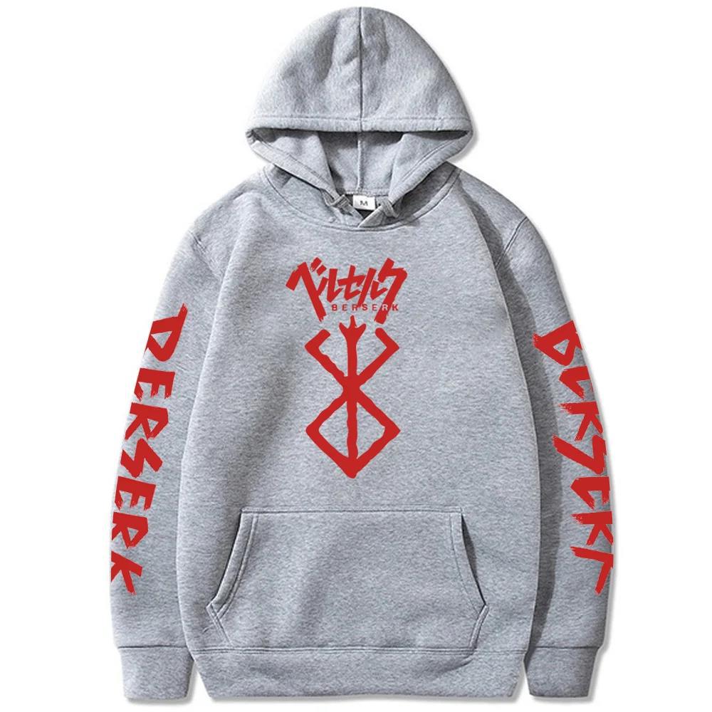 Anime Manga Berserk Cool Guts Eyes Hoodies Sweatshirts Harajuku