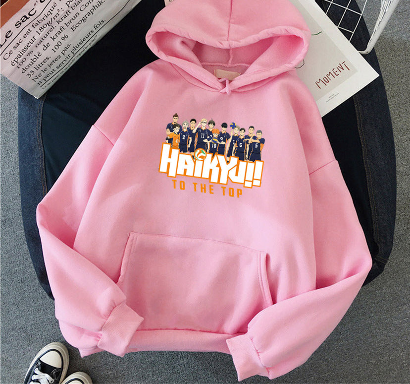 New Japan Anime Volleyball Haikyuu Manga Prints Hoodies Women