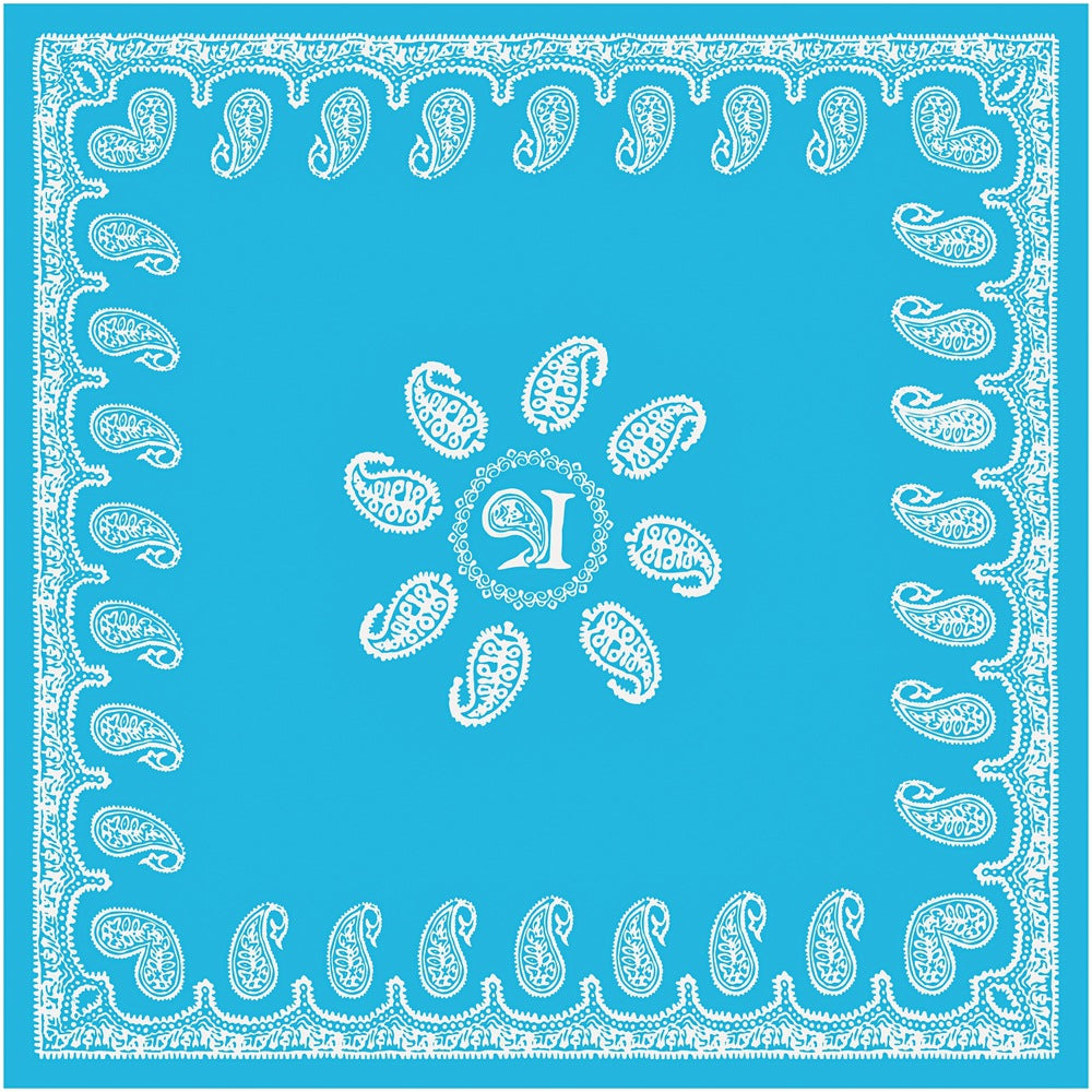 90cm New Headscarf Retro Large Cashew Flower Women's Decorative Chest Wrap Large Square Scarf Shawl Sun Protection Scarf