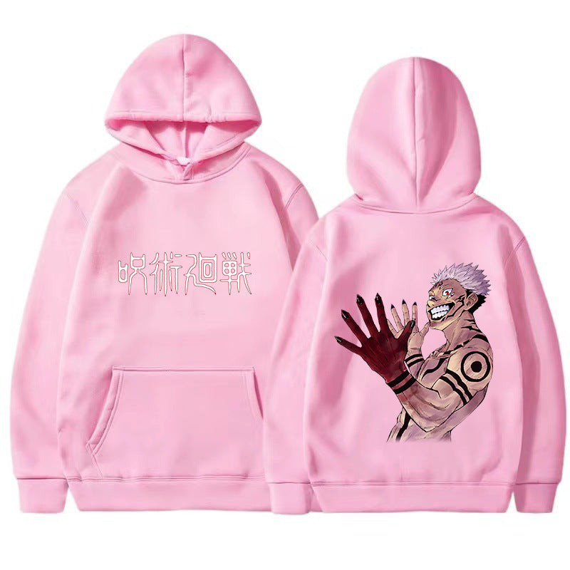 Ryoumen Sukuna Printed Anime Hoodie Jujutsu Kaisen Men's and