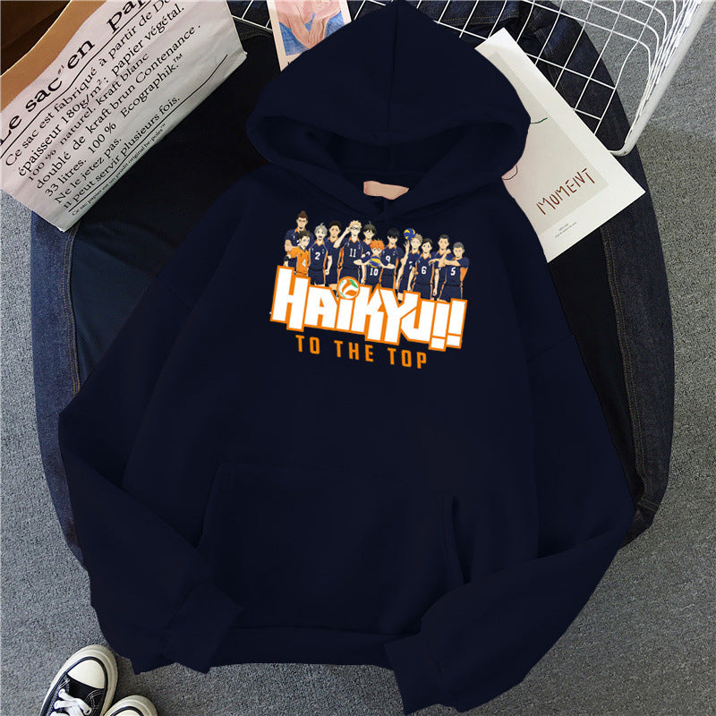 New Japan Anime Volleyball Haikyuu Manga Prints Hoodies Women