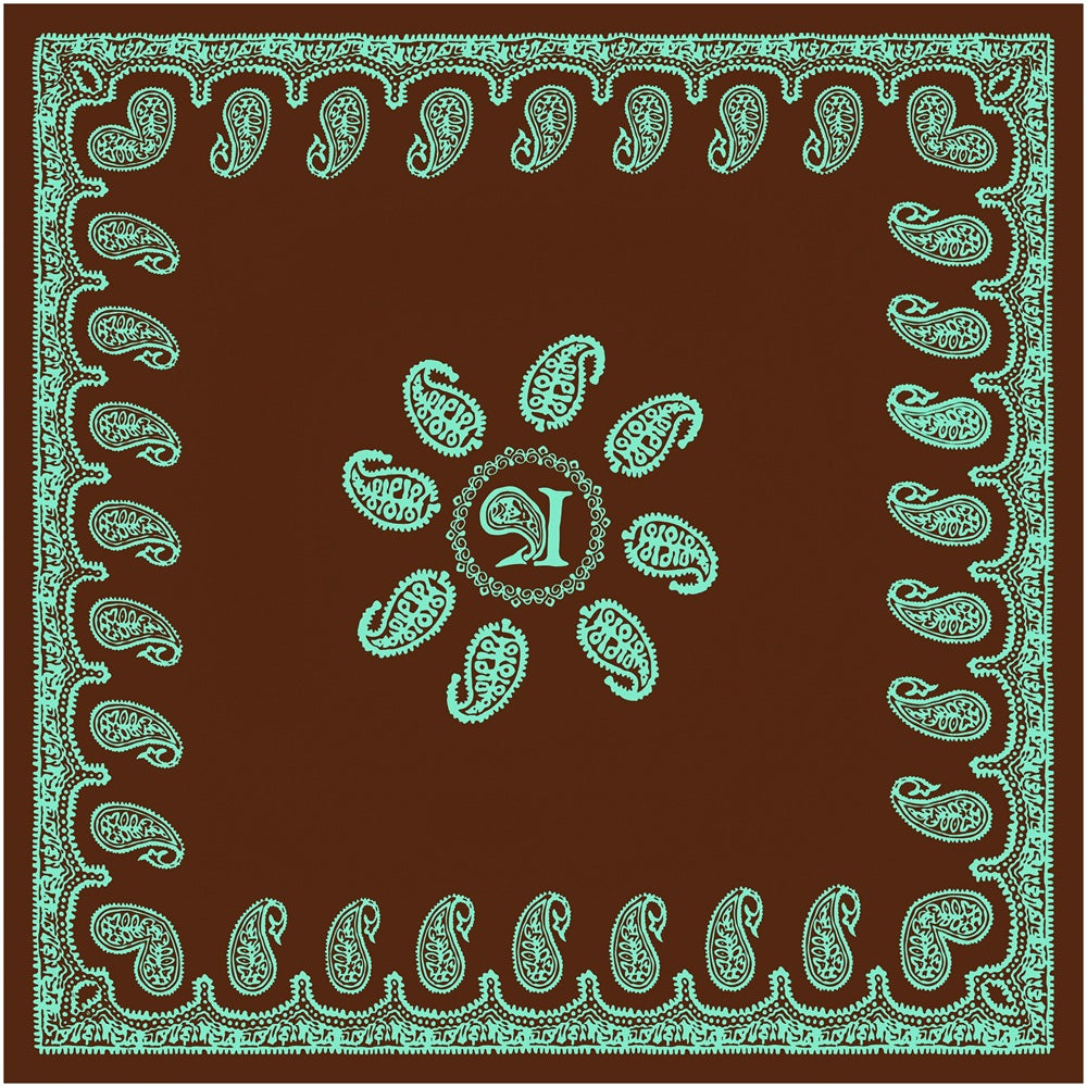 90cm New Headscarf Retro Large Cashew Flower Women's Decorative Chest Wrap Large Square Scarf Shawl Sun Protection Scarf