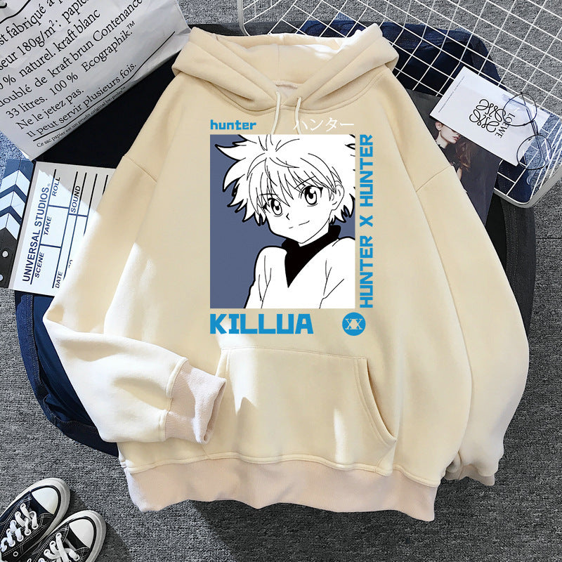 Hunter Series Anime Printed Peripheral Men's and Women's Pullover Sweatshirts Casual Hoodies Anime Hoodie