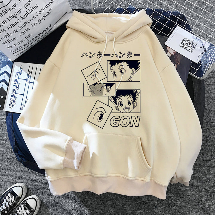 Hunter Series Anime Printed Peripheral Men's and Women's Pullover Sweatshirts Casual Hoodies Anime Hoodie