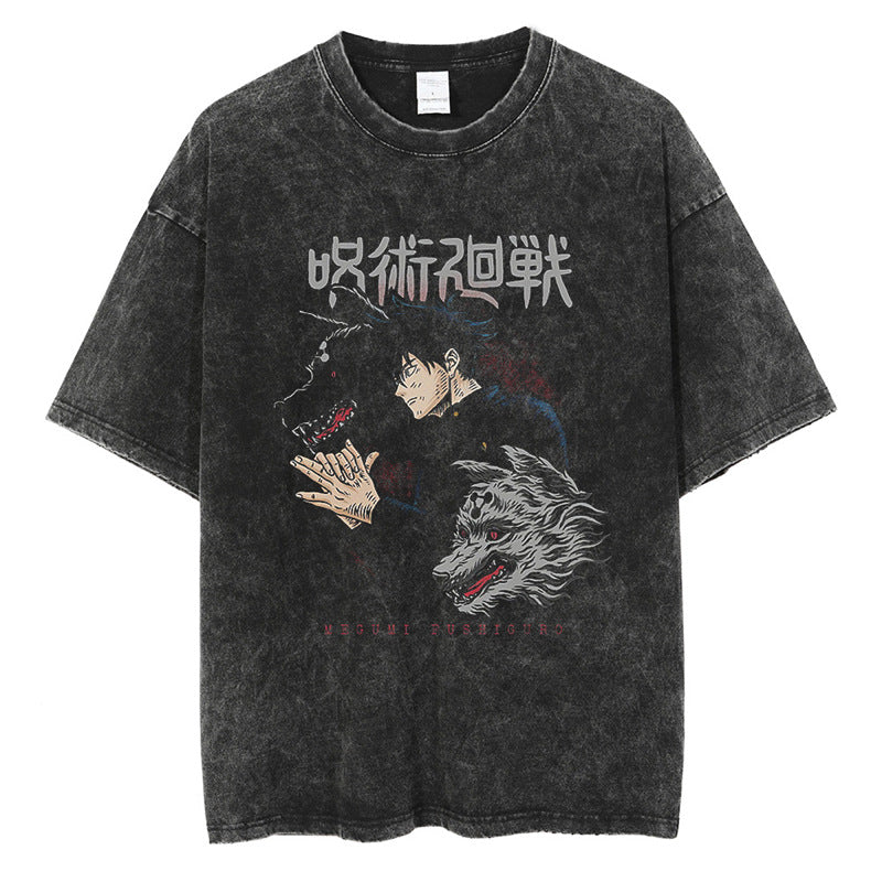 Tharajukuprintshirtmen-Anime-Strshirttgraphicvintage