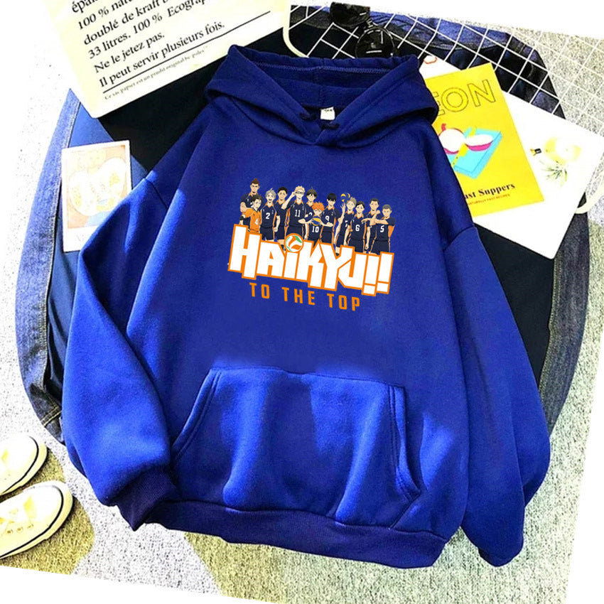 New Japan Anime Volleyball Haikyuu Manga Prints Hoodies Women