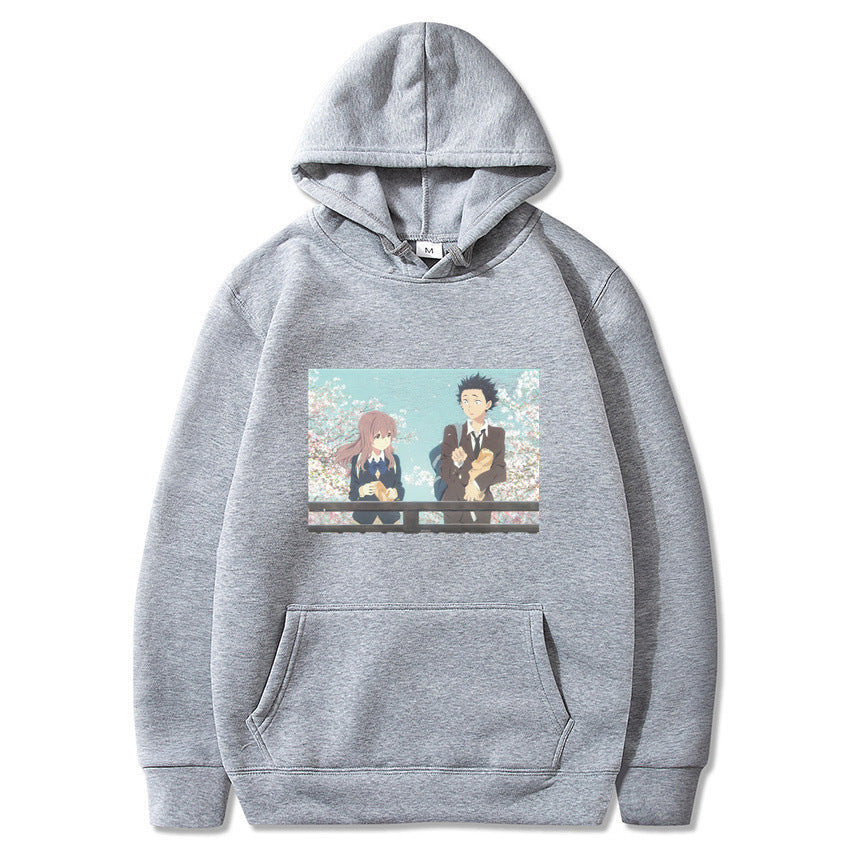 Silent Voice | Zhuangya | Xiangzi | Anime Movie Pullover Hoodie Me