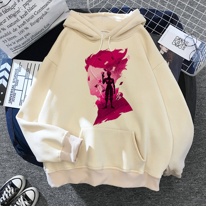 Hunter Series Anime Printed Peripheral Men's and Women's Pullover Sweatshirts Casual Hoodies Anime Hoodie
