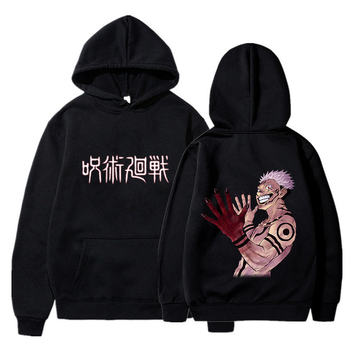 Ryoumen Sukuna Printed Anime Hoodie Jujutsu Kaisen Men's and