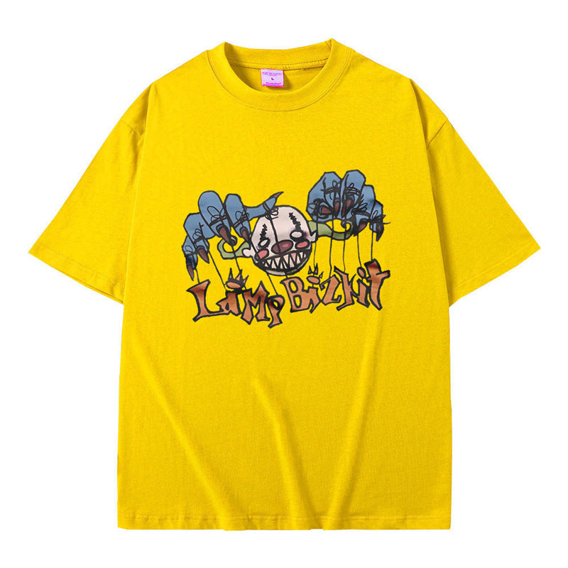 Limited Limp Bizkit Cool Cartoon Anime Style Printed t Shirt