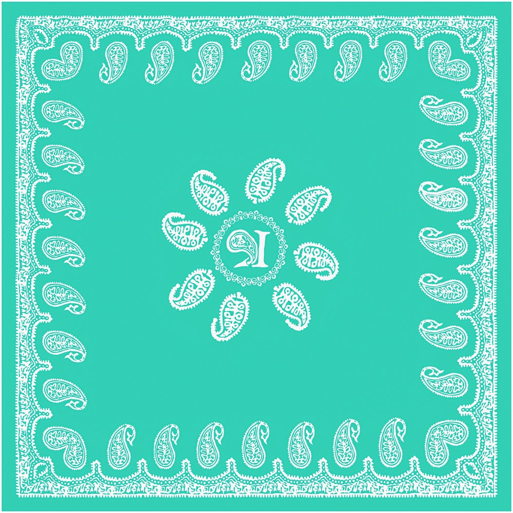 90cm New Headscarf Retro Large Cashew Flower Women's Decorative Chest Wrap Large Square Scarf Shawl Sun Protection Scarf