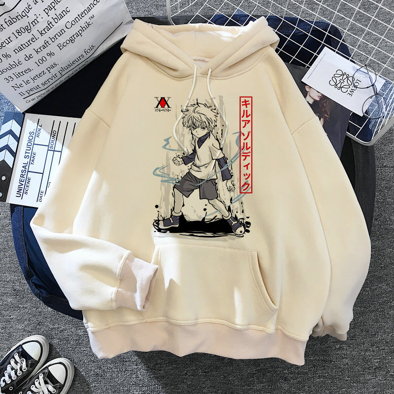 Hunter Series Anime Printed Peripheral Men's and Women's Pullover Sweatshirts Casual Hoodies Anime Hoodie